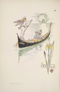 The Honeymoon. The couple in a gondola