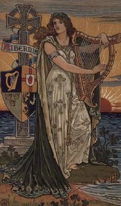United Ireland, Calendar for 1897, Made for Royal Ulster Works, Belfast by Walter Crane