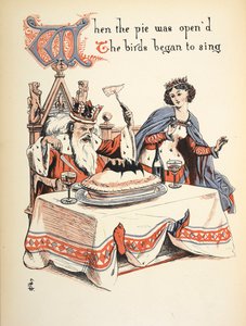 When the Pie Was Opened the Birds Began to Sing by Walter Crane