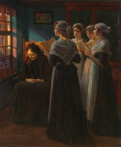 The serenade, c. 1890 by Walter Firle