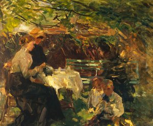 Tea in the Garden, c.1902