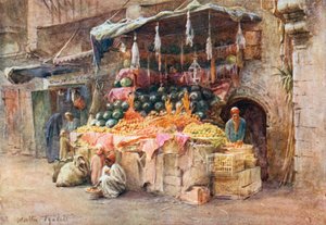 A Fruit Stall by Walter Frederick Roofe Tyndale