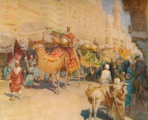 An Arab Wedding Procession by Walter Frederick Roofe Tyndale