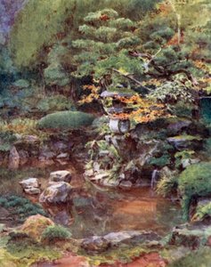 Garden at Ashinoyu by Walter Frederick Roofe Tyndale