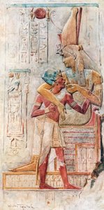 Isis Suckling Seti I, Abydos