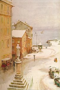 Piazza Mazzini, S. Margherita, c1910, 1912 by Walter Frederick Roofe Tyndale