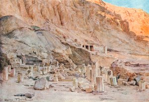 Ruins of the Temple of Mentuhotep at Thebes by Walter Frederick Roofe Tyndale
