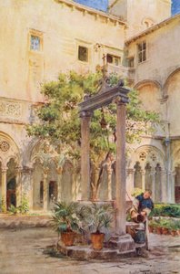 The Cloisters of San Domenico, Ragusa by Walter Frederick Roofe Tyndale