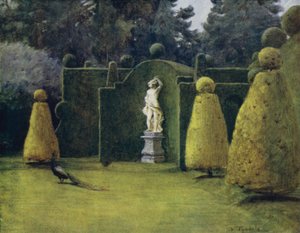 The New Forest: Bowling Green at Brokenhurst Park by Walter Frederick Roofe Tyndale