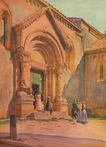 The Porch of the Pieve at San Quirico d