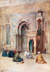 The Sanctuary in the Mosque of Sultan Hasan by Walter Frederick Roofe Tyndale