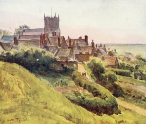 Wessex: Corfe from the Castle Slopes