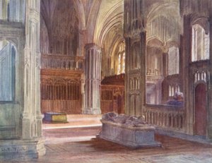 Wessex: The Retro-Choir, Winchester Cathedral, with the Chantries of Cardinal Beaufort and Bishop Waynflete by Walter Frederick Roofe Tyndale