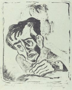 Portrait of Dr. Gr. by Walter Gramatte