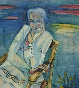 Portrait of Rosa Schapire by Walter Gramatte