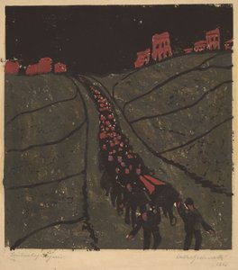 The Burial by Walter Gramatte