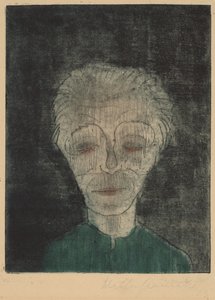 Tired Man (Self-Portrait) by Walter Gramatte