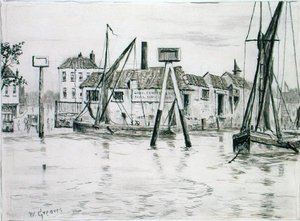 Chelsea Dock by Walter Greaves
