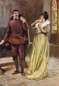 Illustration for Kenilworth by Sir Walter Scott by Walter Grieve
