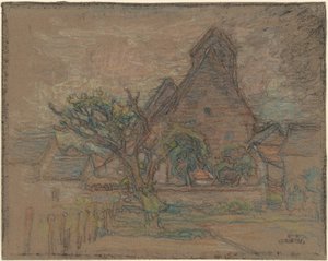 In a French Village by Walter Griffin