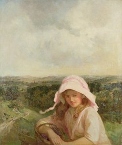 Girl in a landscape