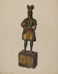 Cigar Store Indian, c. 1936