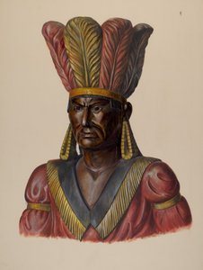 Cigar Store Indian by Walter Hochstrasser