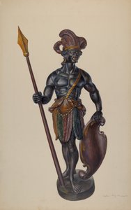 Cigar Store Indian by Walter Hochstrasser
