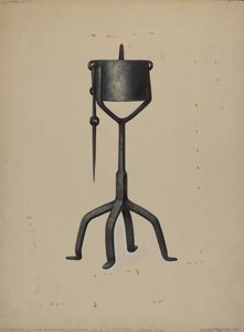 Oil Lamp by Walter Hochstrasser