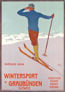 Wintersport in Graubünden by Walter Koch