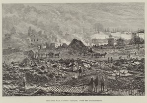 The Civil War in Chile, Iquique, After the Bombardment by Walter Paget