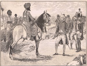 The surrender of Baillie to Hyder Ali AD1780 by Walter Paget