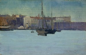 Dieppe Harbour by Walter Richard Sickert