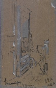 The Wardrobe with Mirror by Walter Richard Sickert