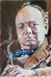 Portrait of Sir Winston Leonard Spencer Churchill