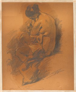 Nude Study of a Seated Woman