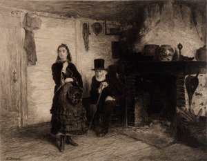 The Reprimand by Walter Shirlaw