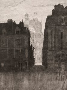 Dieppe, La Rue Notre Dame by Walter Sickert