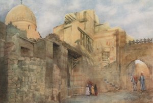 Old Gateway of a Ruined Mosque near Bab-el-Wazir, Cairo