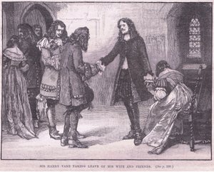 Sir Henry Vane Taking Leave of His Wife and Friends