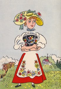 Walter Trier’s Crazy Costumes: Switzerland by Walter Trier
