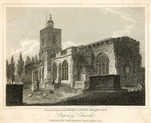 Stepney Church, London by Walter Wallis