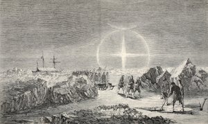 A Funeral on the Ice, the Effect of Paraselena (Mock Moons)