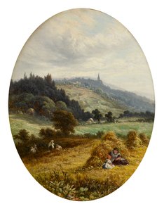 Harvest Time at Earlswood, near Redhill, Surrey