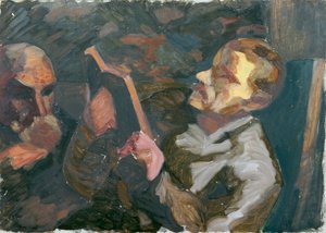 Old Man Reading