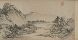 Dwelling in the Fuchun Mountains after Huang Gongwang, Qing Dynasty, 1672