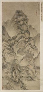 Landscape after Wang Meng by Wang Shimin
