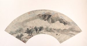 Landscape, 19th century by Wang Tingru