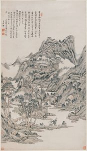 Landscape by Wang Yuanqi