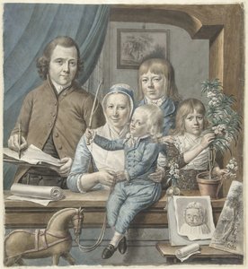 The Artist Himself and His Family by Warner Horstink